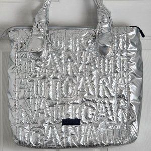 Nautica Leah Metallic Silver Tote